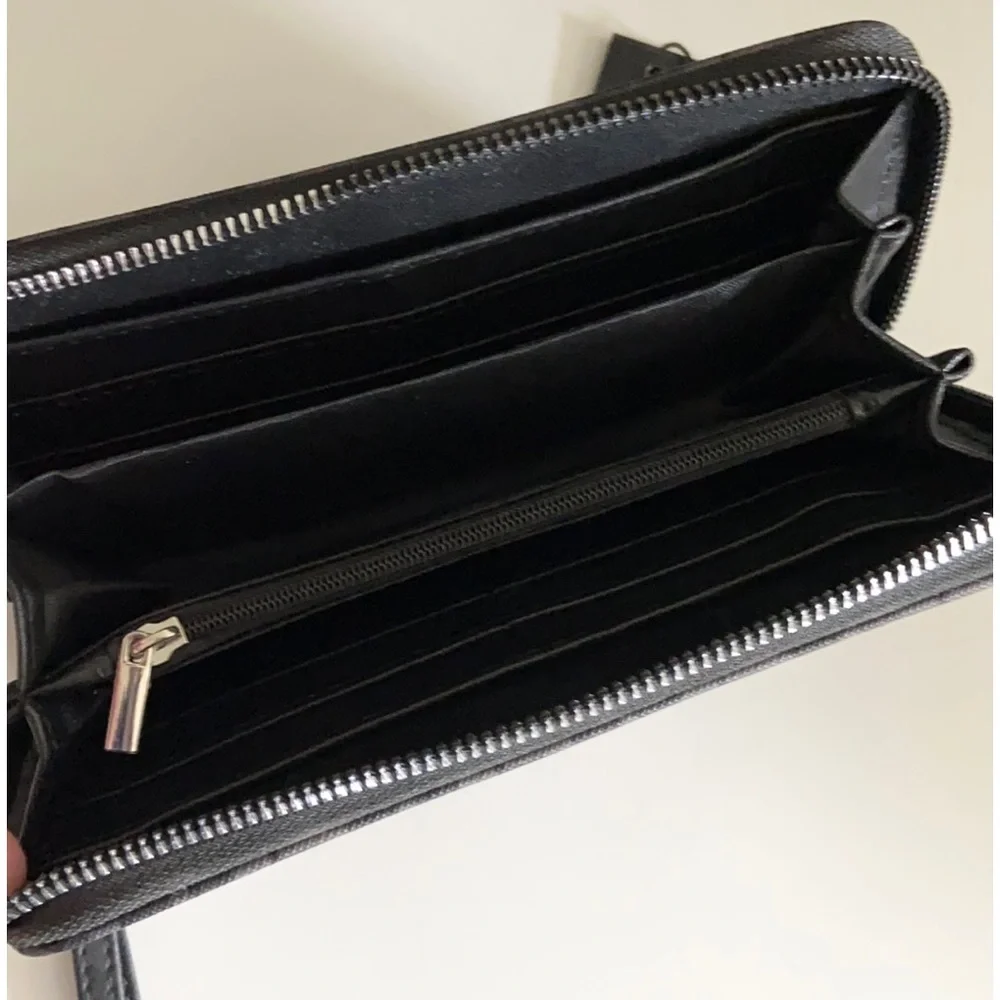 London Fog Adalia Signature Zip Around Wallet